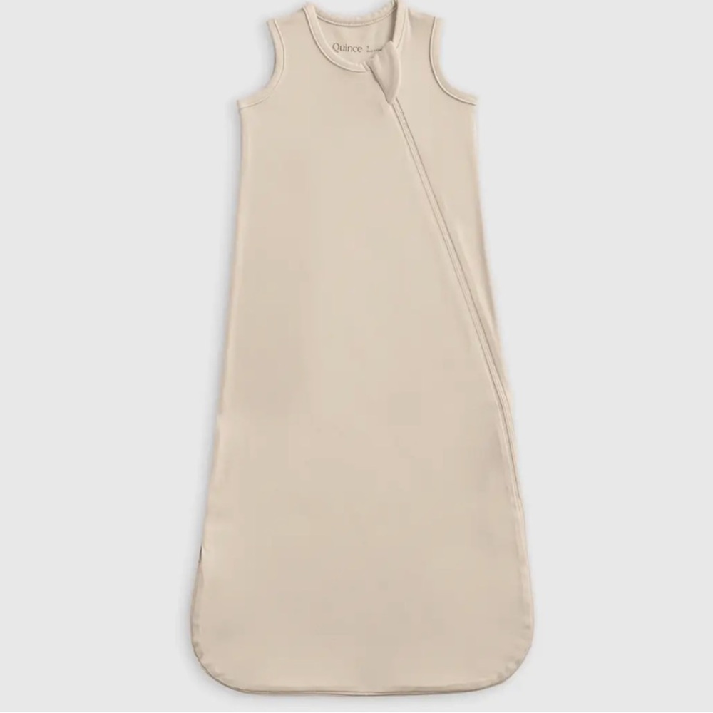 Quince bamboo sleep sack 0.5TOG sz L sand/beige- excellent condition!